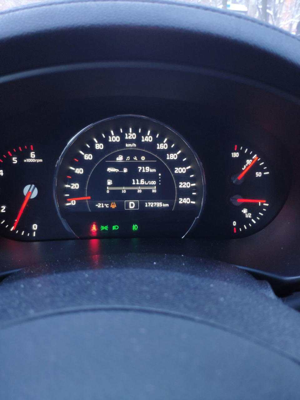 Расход дизеля на чипе при -21С — KIA Sorento (3G), 2,2 л, 2015 года ...