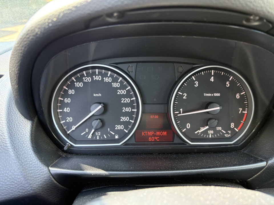 Через расширенное меню смотрим температуру ОЖ на БК. Спасибо Doznavatel96 за приборку — BMW 1 series (E81/E87)