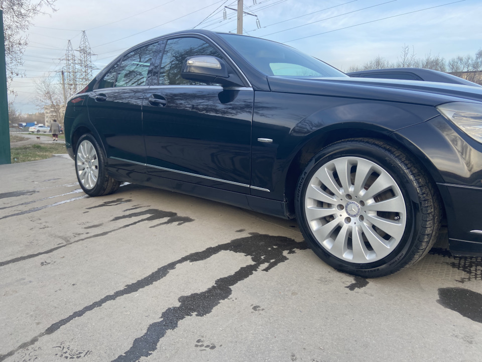 Покраска дисков — Mercedes-Benz C-class (W204), 3,5 л, 2007 года ...
