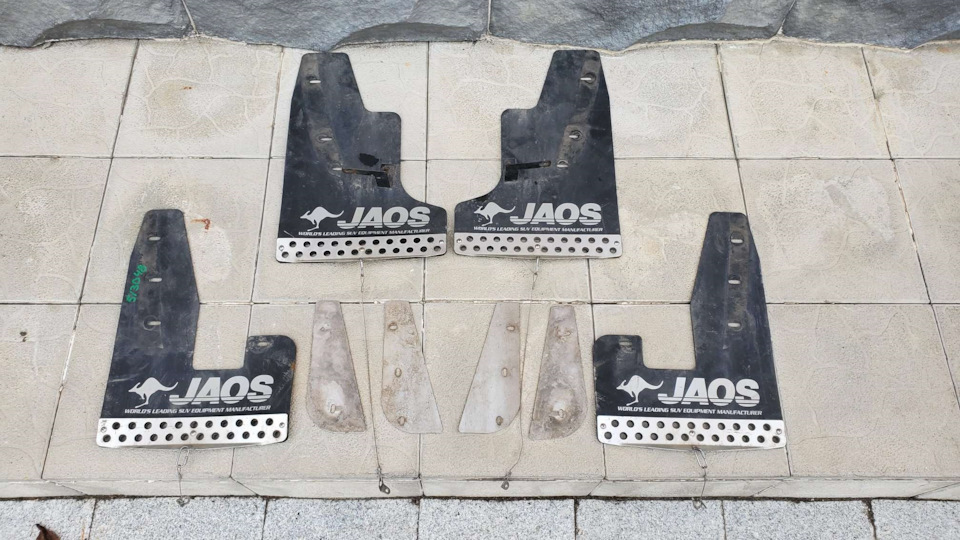 №107. Брызговики JAOS — MADE IN JAPAN. — Nissan X-Trail II (t31), 2 л ...