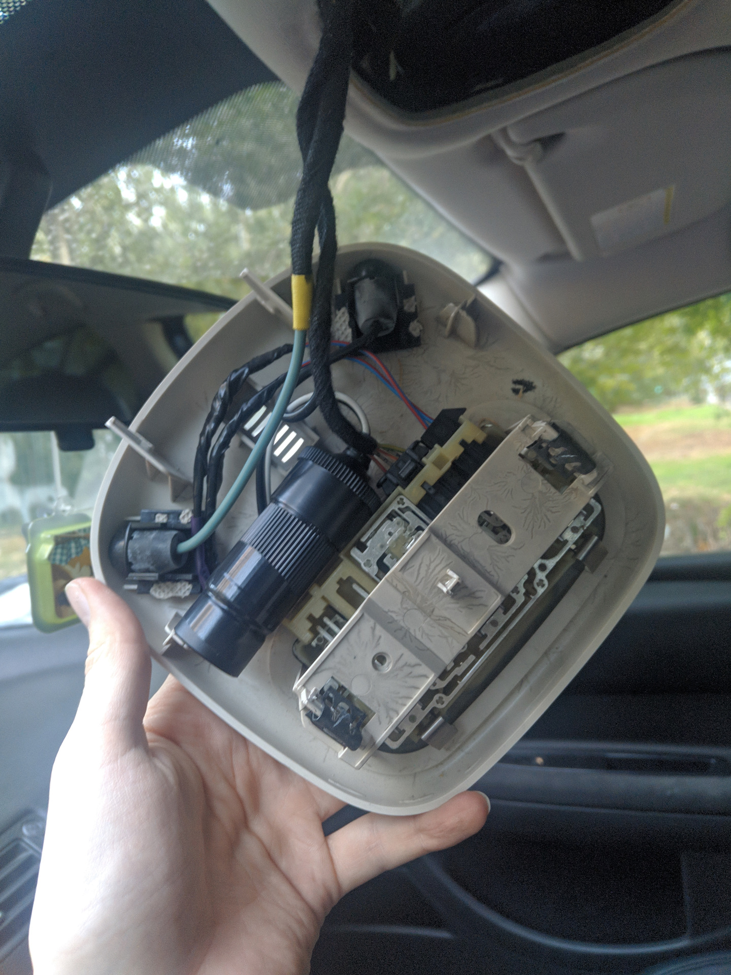 Питание регистратора от плафона, бензонасос чать 2 — Citroen C4 (1G), 1 ...