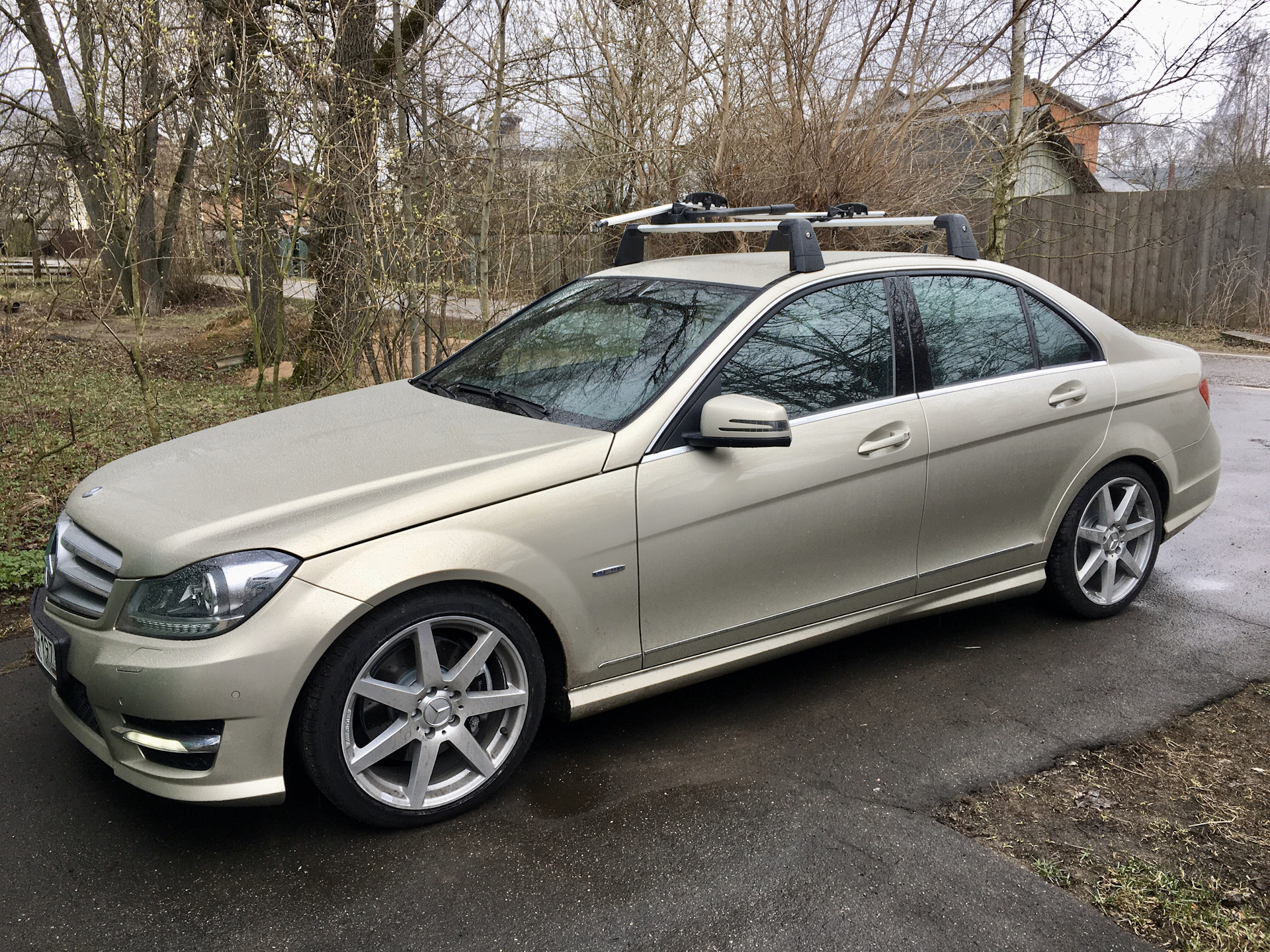 Тормоза задние: завершение — Mercedes-Benz C-class (W204), 1,8 л, 2011 года  | тюнинг | DRIVE2