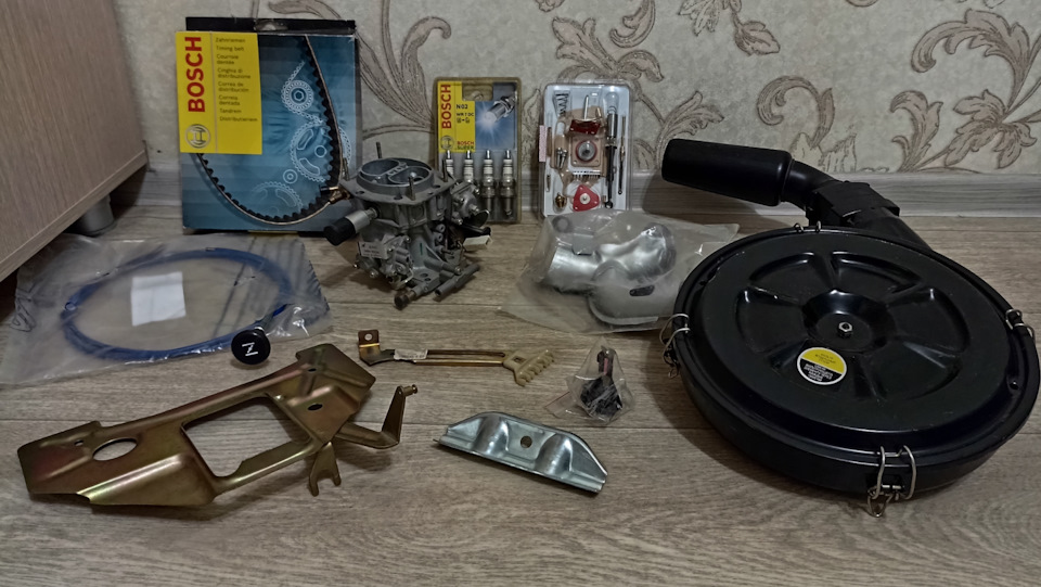 ДВС 1300. Новый карбюратор и корпус воздушного фильтра — Lada 2109, 1,3 ...
