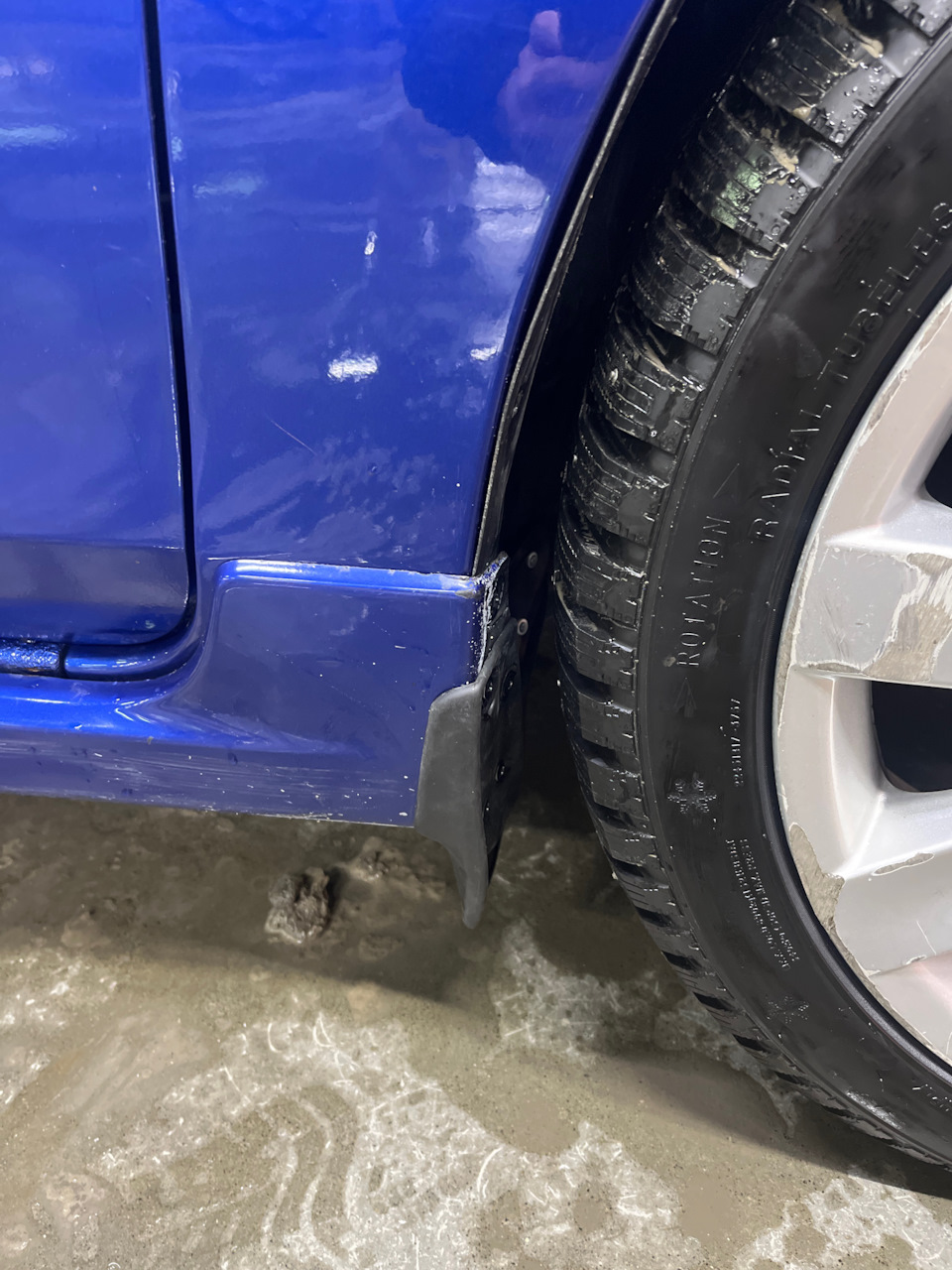 Передние брызговики — Mazda 3 (1G) BK, 1,6 л, 2008 года | аксессуары ...