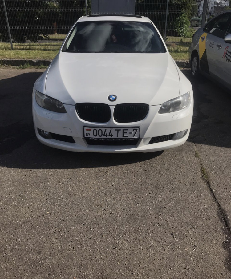 Черные ноздри и антихром — BMW 3 series Coupe (E92), 3 л, 2007 года ...