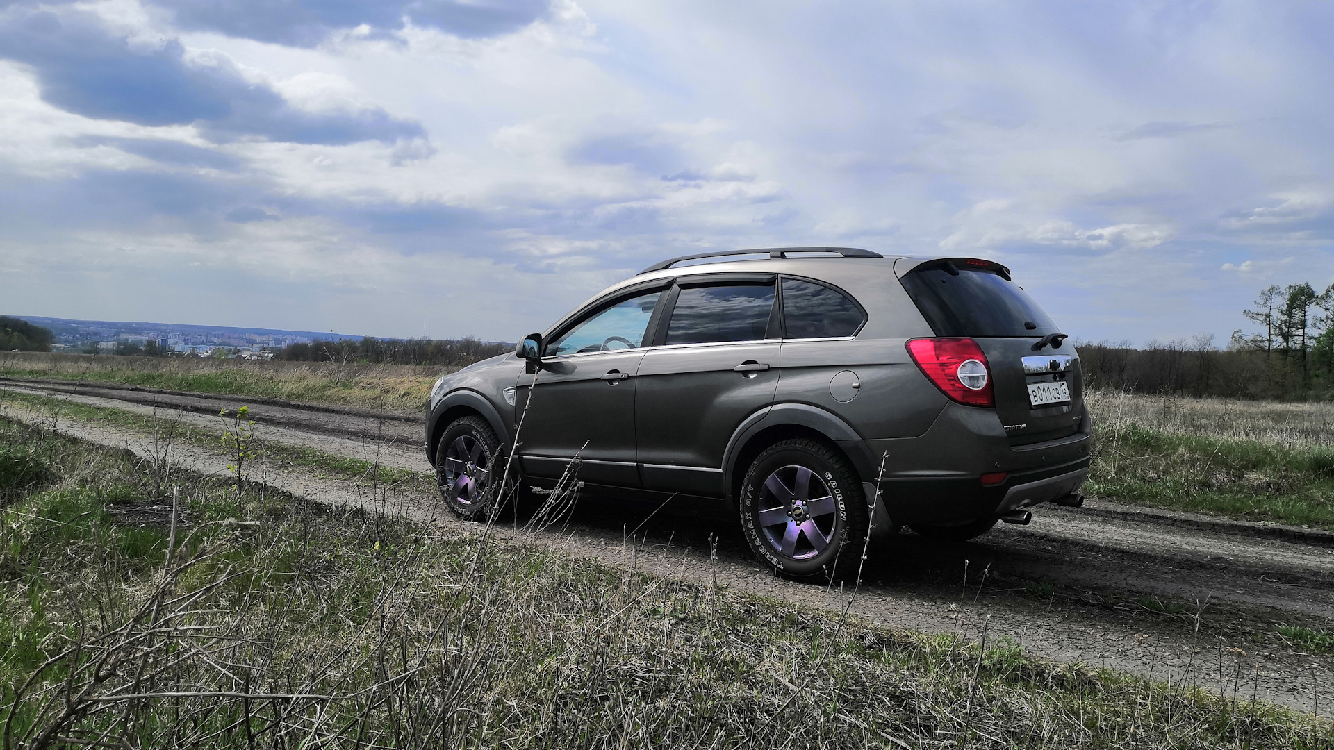 Chevrolet Captiva (1G) 2.4 бензиновый 2008 | Deep Purple на DRIVE2