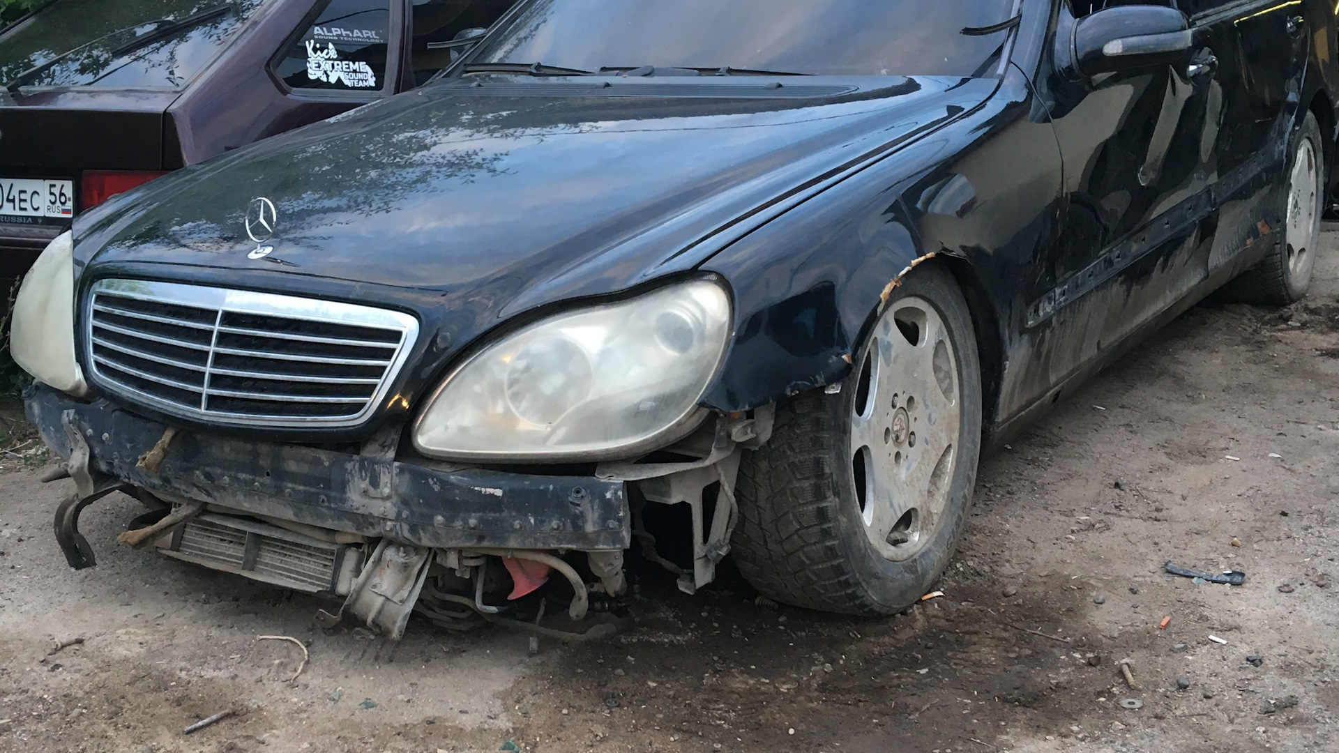 Mercedes w210 взорванный