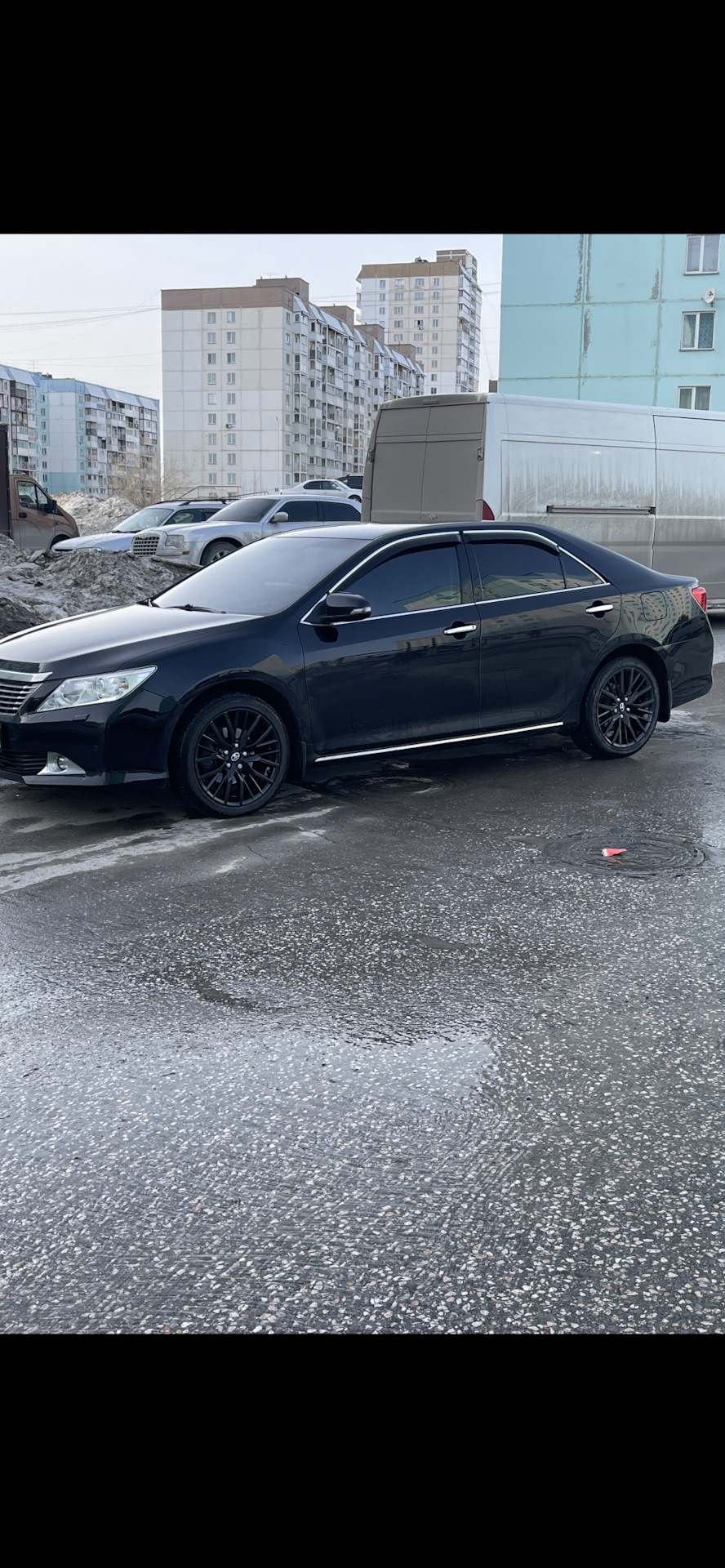Переобулся лето R18 — Toyota Camry (XV50), 2,5 л, 2012 года | колёсные ...