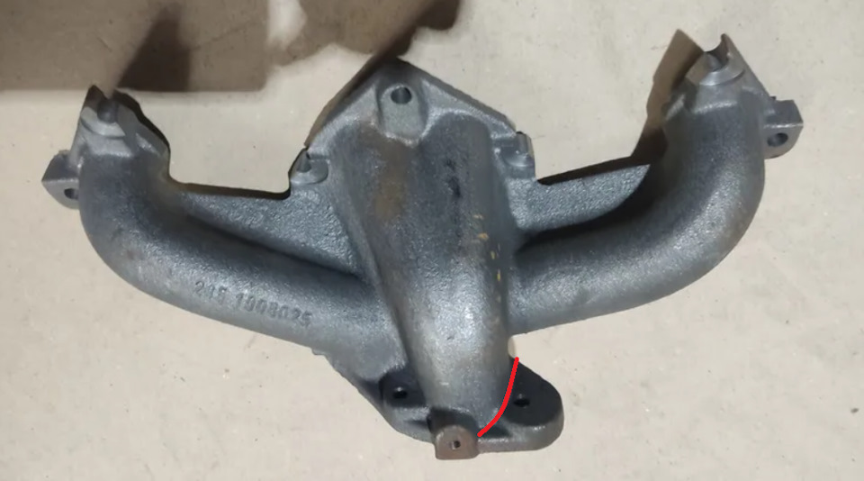 Треснул выпускной коллектор — Daewoo Sens, 1,3 л, 2006 года | своими ...