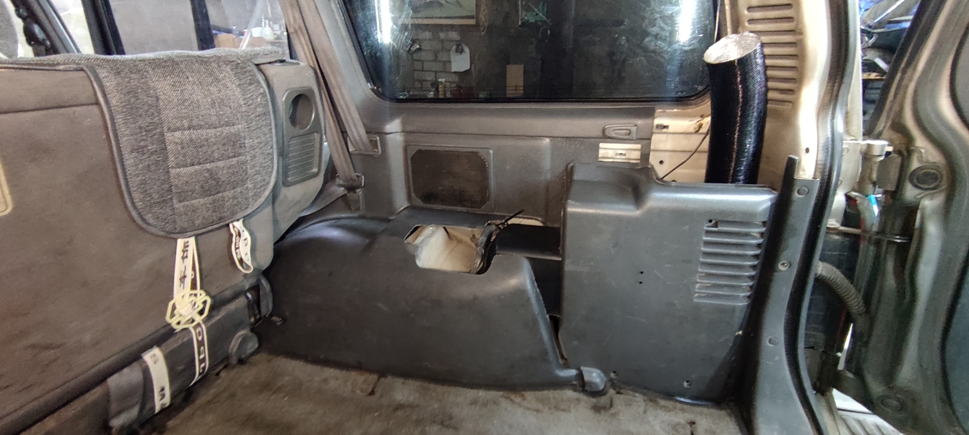 Установка сухого фена Паджеро 2 — Mitsubishi Pajero (2G), 2,8 л, 1996 ...