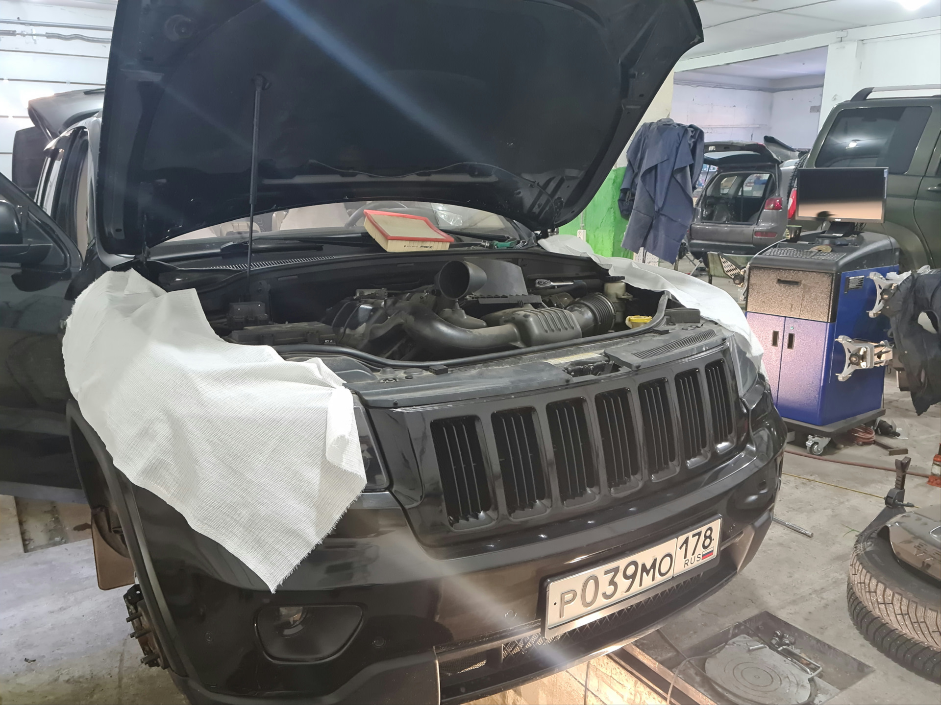 Снова тишина и покой ) — Jeep Grand Cherokee (WK2), 3,6 л, 2011 года |  визит на сервис | DRIVE2