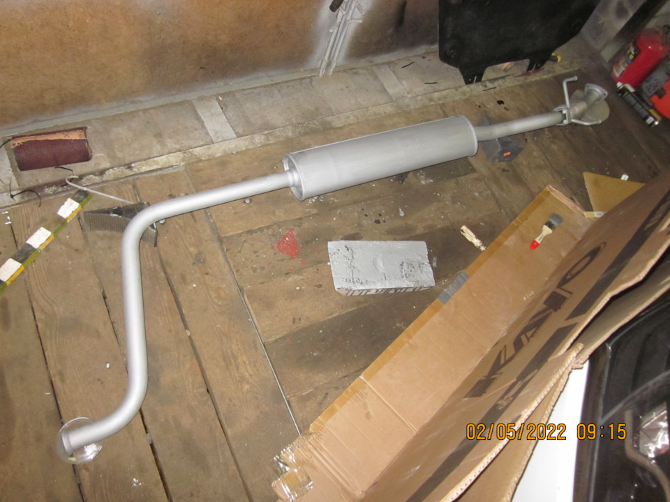 Окрашивание производилось кистью, термостойкой краской Церта. Грубовато, но лучше чем ничего — Lada Vesta SW (1G)