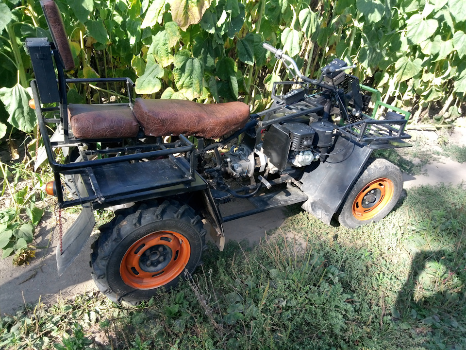 Novyj Vneshnij Vid Posle Zameny Dvigatelya I Testdrajvov Kvadrocikl S Dvigatelem Motobloka 0 5 L 2000 Goda Na Drive2