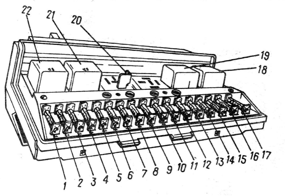 Блок предохранителей ваз 2105 старого и нового образца: расположение, фото, схем