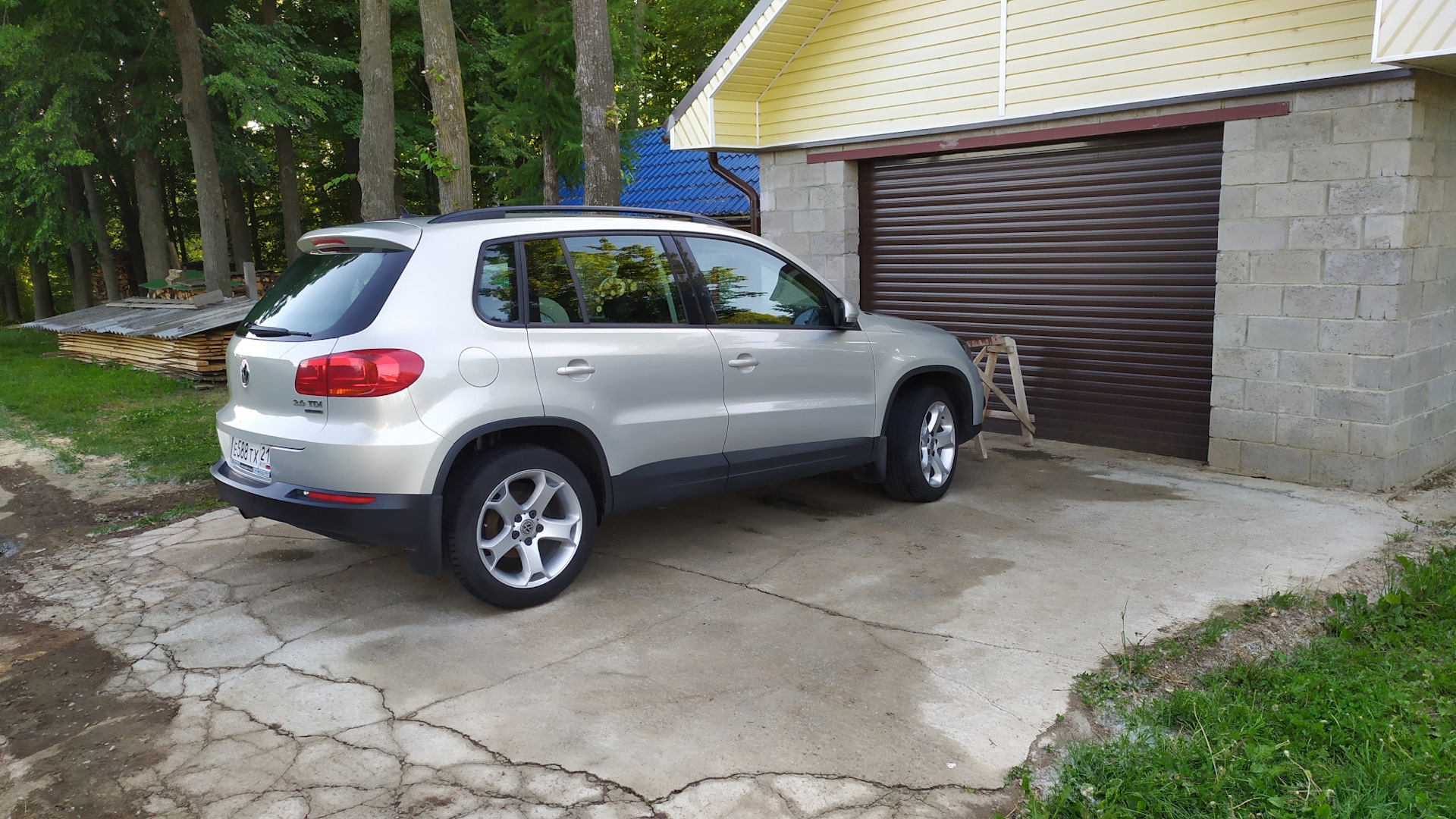 Чистка вентилятора печки — Volkswagen Tiguan (1G), 2 л, 2012 года ...