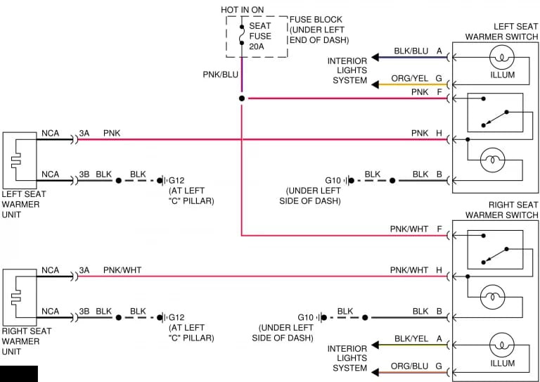 Установка обогрева сидений. — Mazda 626 IV (GE), 2 л, 1992 года ...