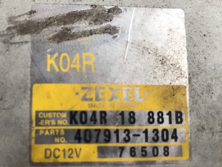 Эбу zexel k04r 18 881b распиновка