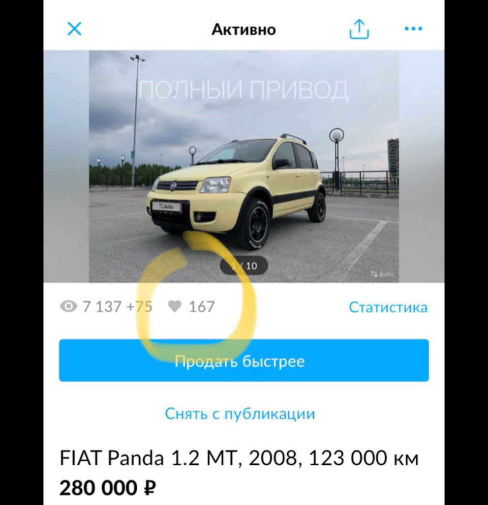 Панда не продаётся. В чем прикол?) — FIAT Panda (2G), 1,2 л, 2008 года |  продажа машины | DRIVE2