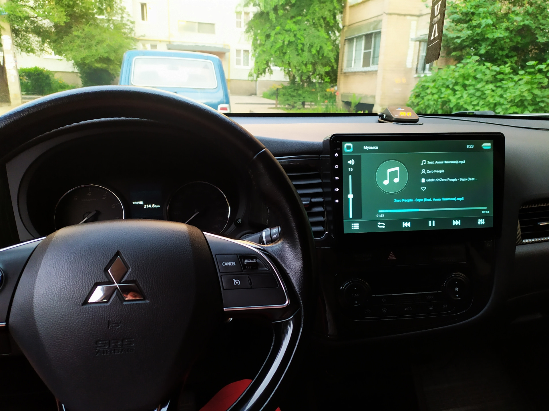 Магнитола на андроид — Mitsubishi Outlander (3G), 2 л, 2015 года | автозвук  | DRIVE2