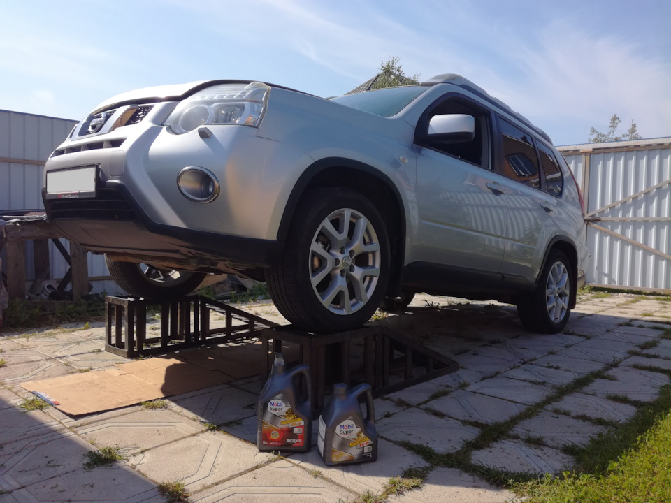 Замена масла в двигателе Ниссан Х-Трейл - замена масла Nissan X-Trail в Москве