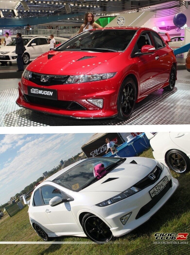 Honda Civic 8 обвес Type r