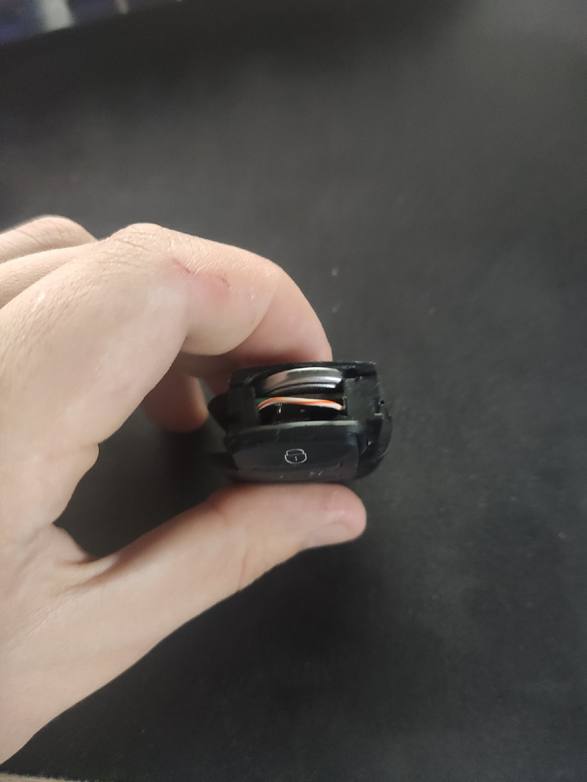 Брелок сигнализации в выкидной ключ — Volkswagen Golf Mk4, 1,6 л, 2001 ...