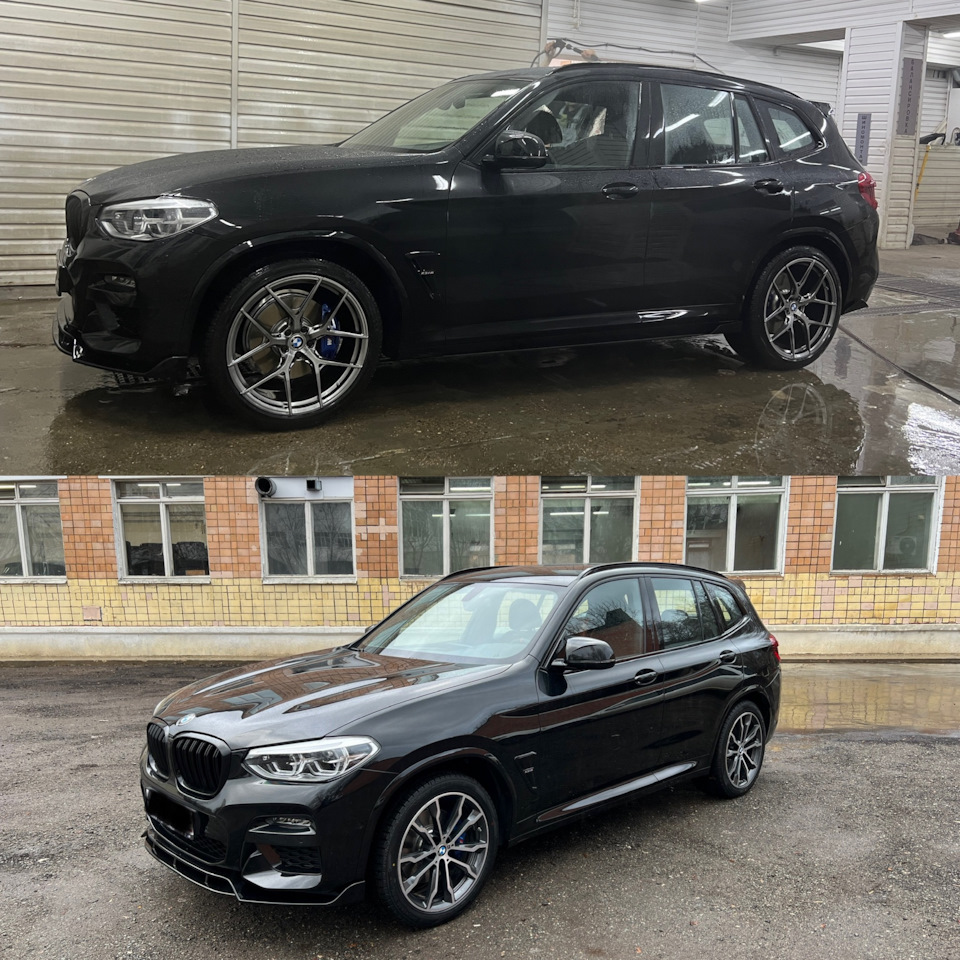 До и После — BMW X3 (G01), 2 л, 2021 года | стайлинг | DRIVE2