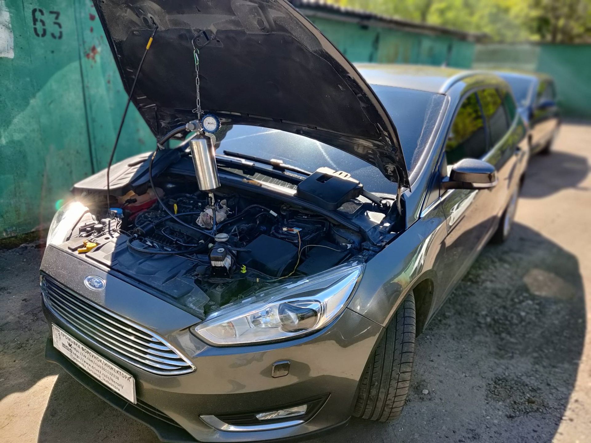 Ford Focus 3 промывка топливных форсунок без снятия — Промывка форсунок ...