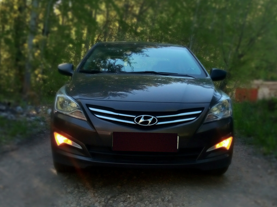 Рыжики в ДХО — Hyundai Solaris (1G), 1,6 л, 2015 года | просто так | DRIVE2