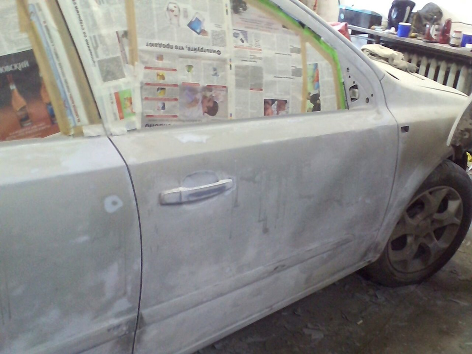 И снова покраска… Титан vs. Raptor — Opel Astra H, 1,8 л, 2005 года ...