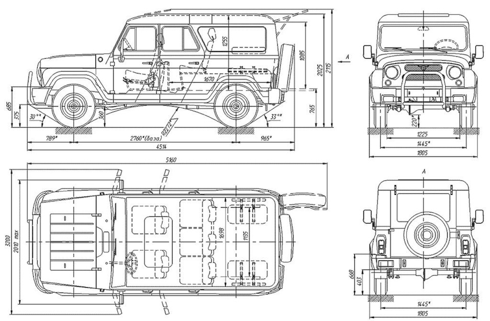 Газ 61 чертеж