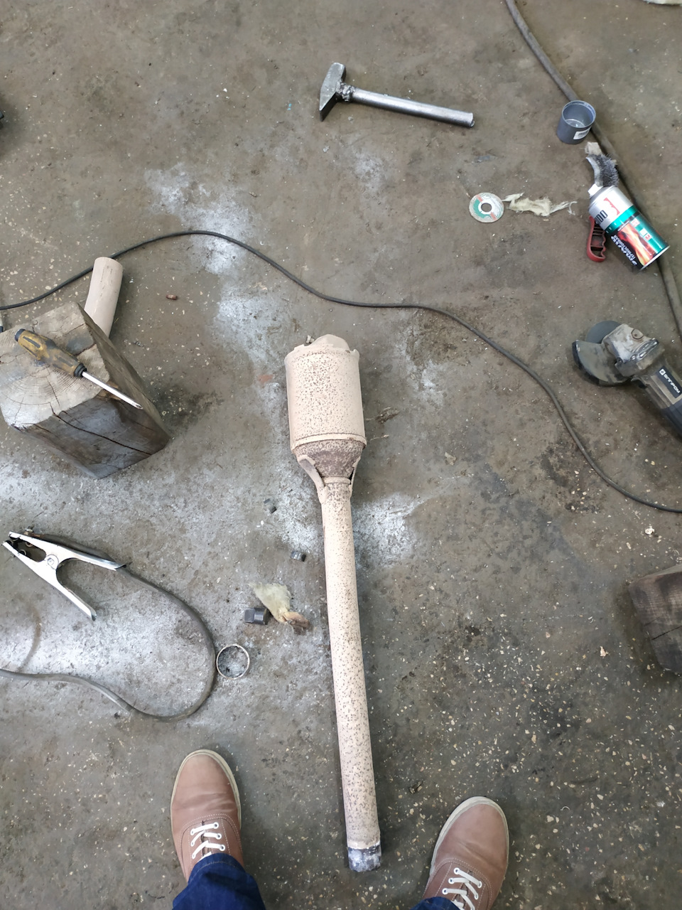 Стронгер вместо катализатора. — Audi 100 (C4), 2 л, 1993 года | своими ...