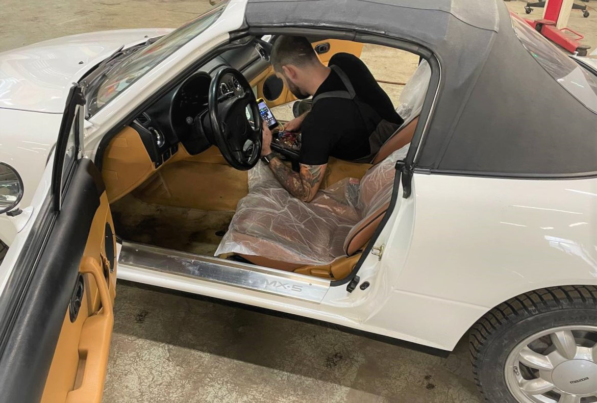 РЕМОНТ ОТОПИТЕЛЯ САЛОНА И ТЕХОБСЛУЖИВАНИЕ МАЗДА MX-5 — DVS-MAZDA на DRIVE2