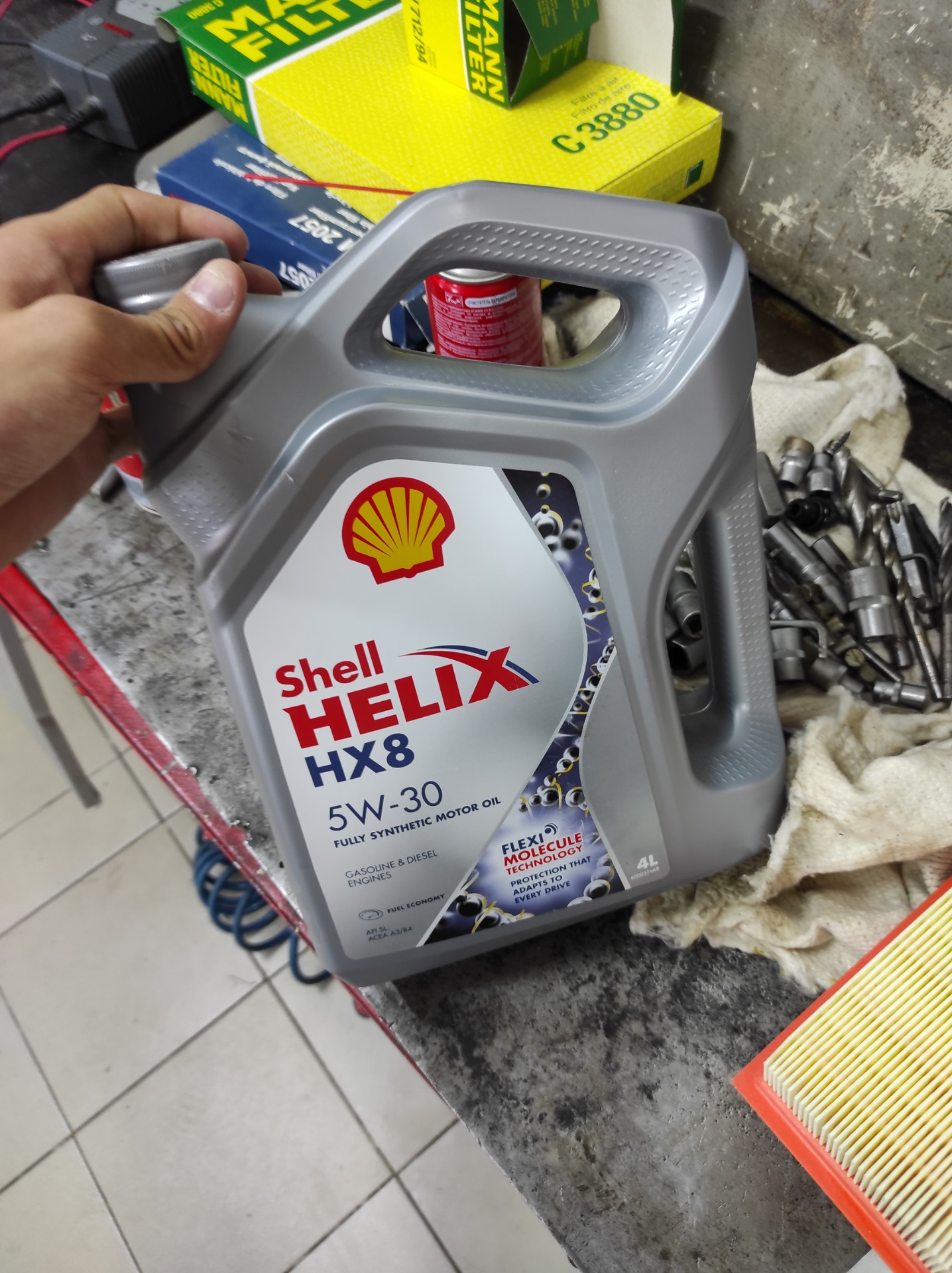 Залить shell
