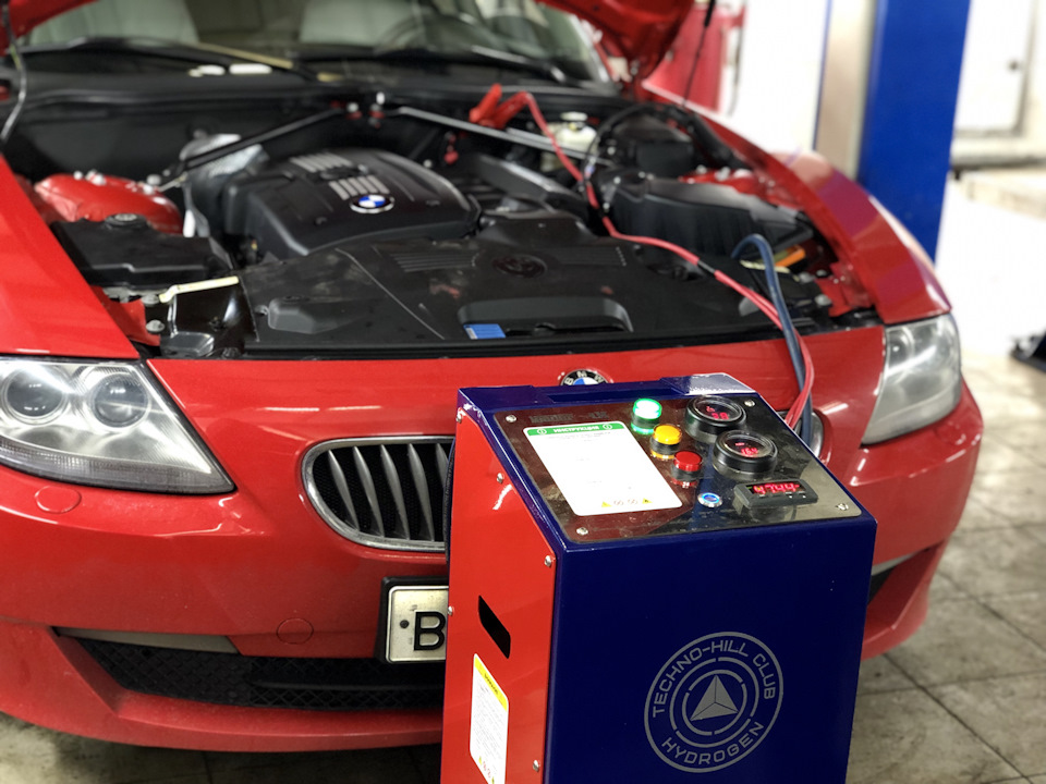 Чистка двигателя водородом — BMW Z4 Coupe (E86), 3 л, 2008 года ...