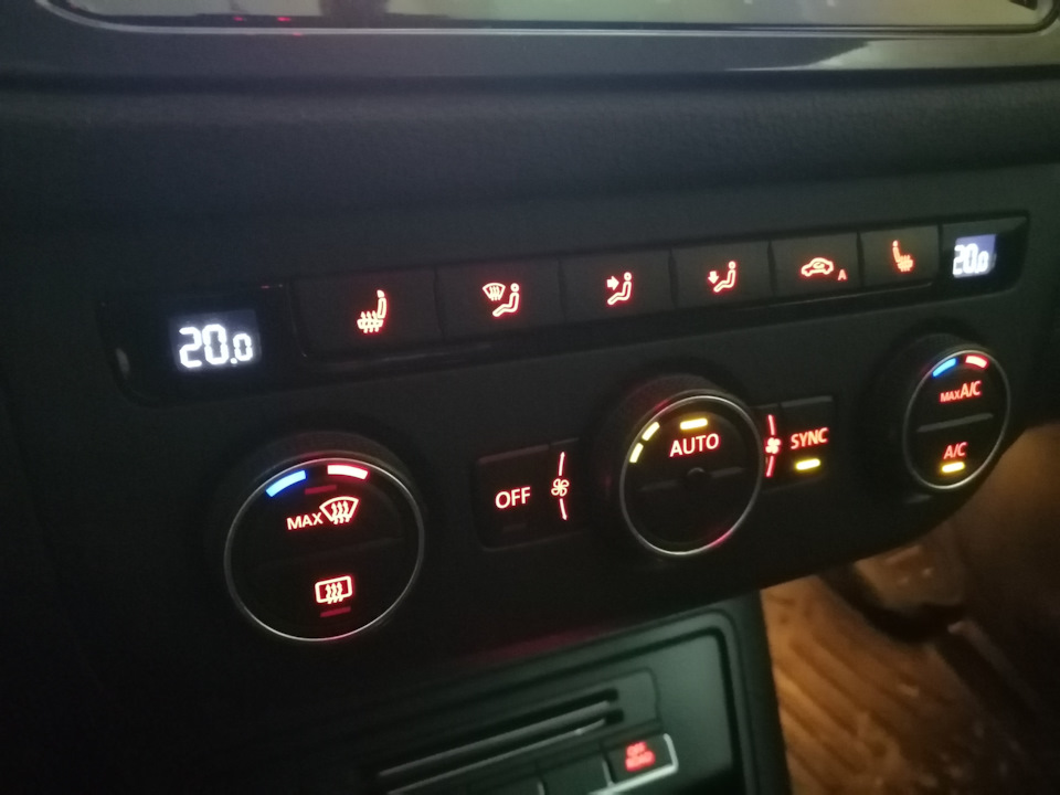 Активация скрытых функций — Volkswagen Tiguan (1G), 2 л, 2016 года ...