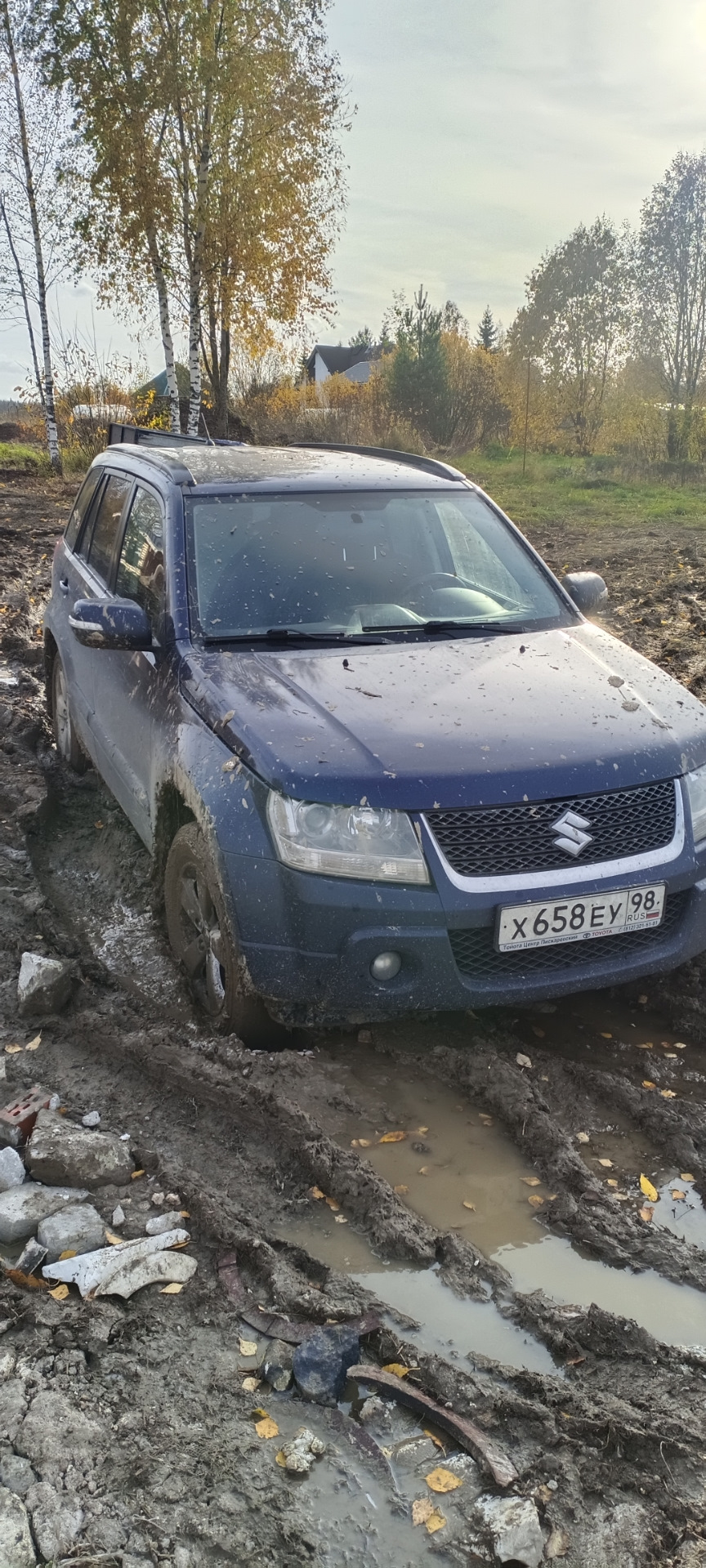 Покатушки на своем участке — Suzuki Grand Vitara (2G), 2,4 л, 2008 года |  покатушки | DRIVE2