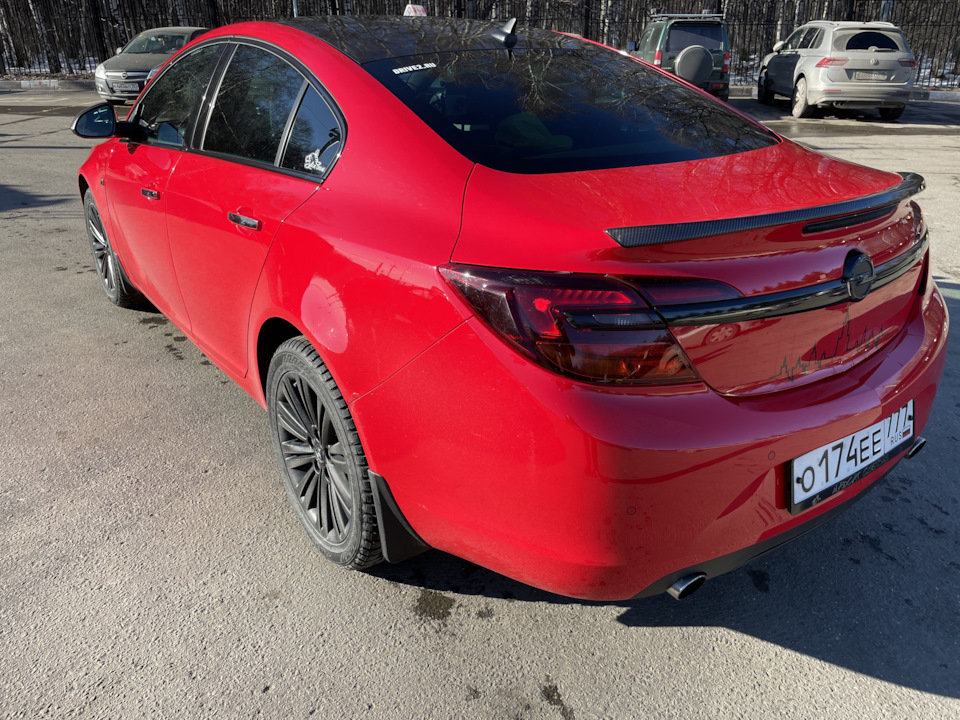 успел помыться до второго пришествия зимы)) — Opel Insignia (1G)