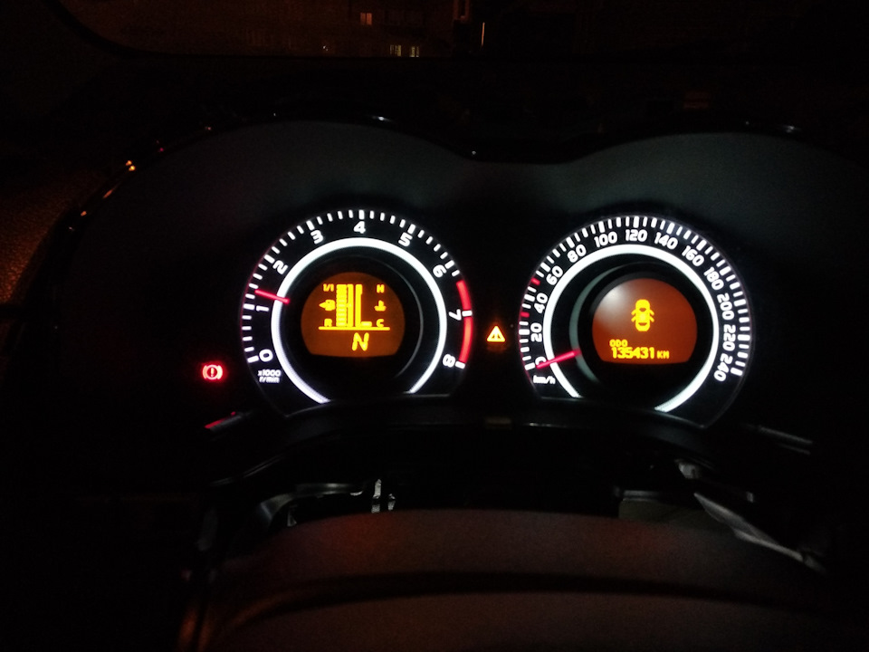 Перепайка приборки. №9 — Toyota Corolla (140/150), 1,6 л, 2007 года ...