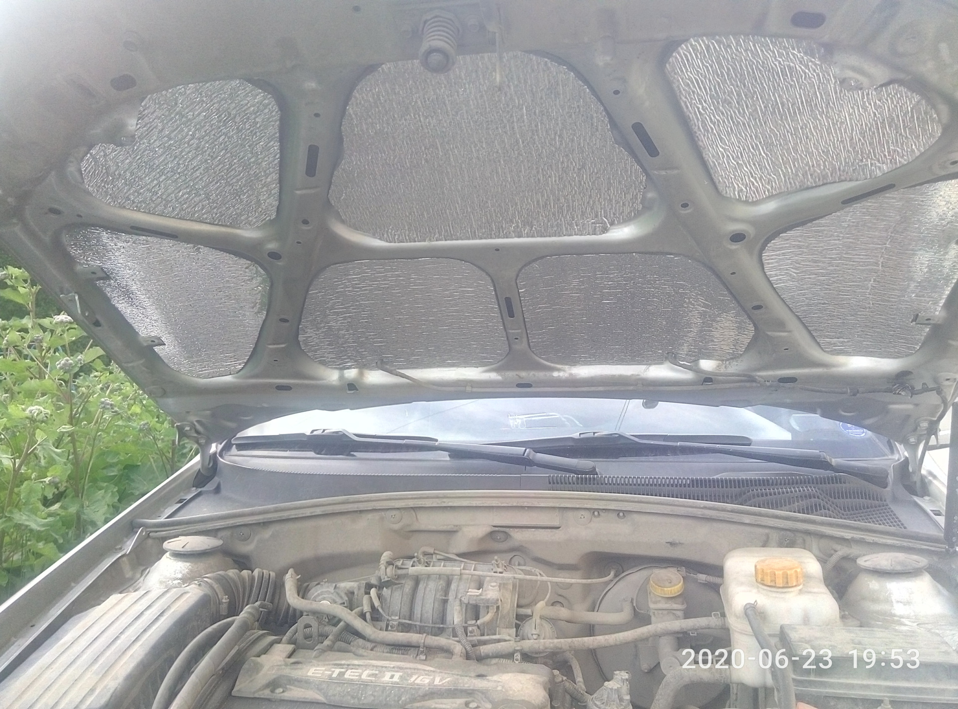 ШВИ капота Лачетти — Chevrolet Lacetti Sedan, 1,4 л, 2010 года | тюнинг ...