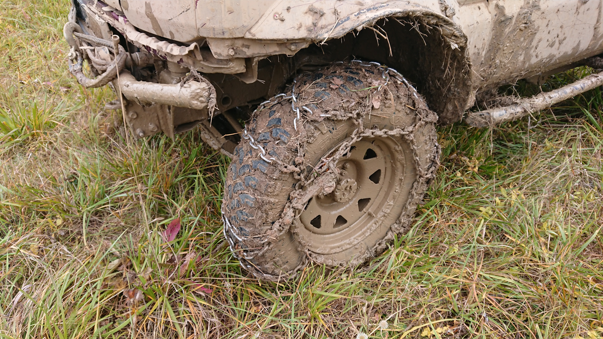 Цепи противоскольжения. Мой опыт. — Suzuki Jimny, 1,3 л, 1998 года | тюнинг  | DRIVE2