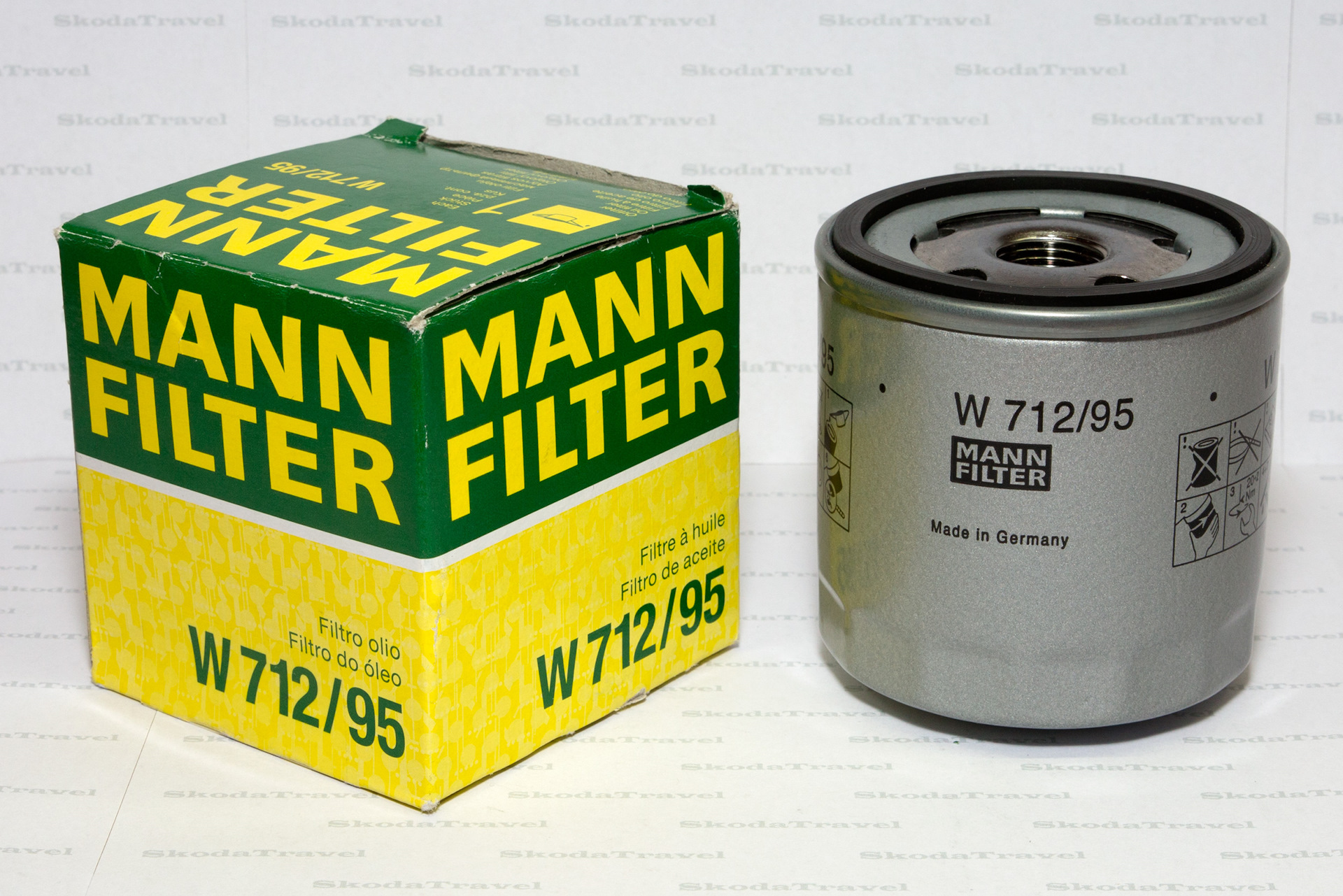 大好き マンフィルター MANN FILTER オイルフィルター W712 95