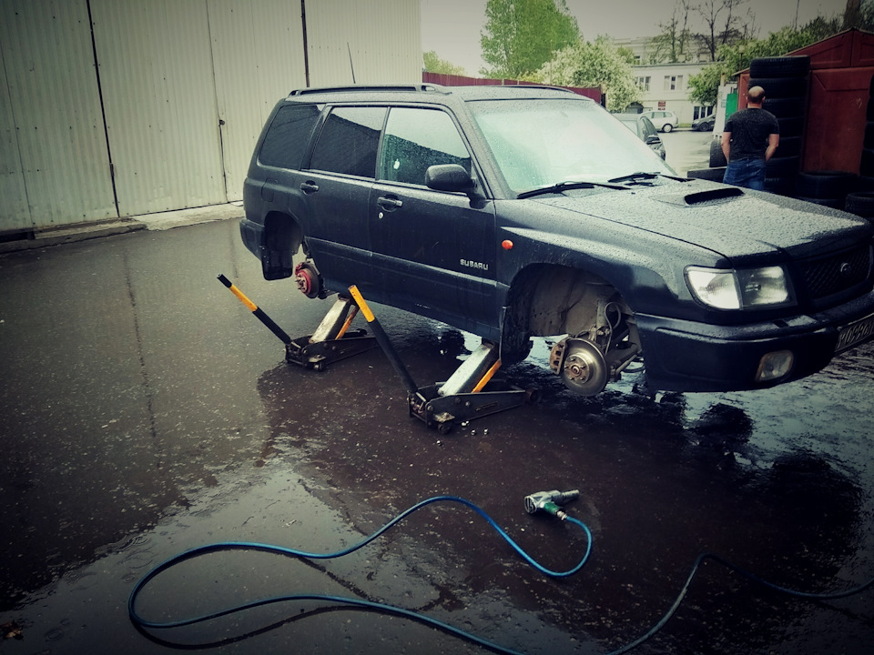 "лучше поздно, чем никогда" переобувка — Subaru Forester (SF), 2 л ...