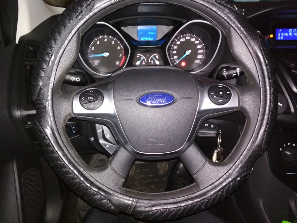 Установка круиз контроля и кнопок ОК-М — Ford Focus Sedan III, 1,6 л ...