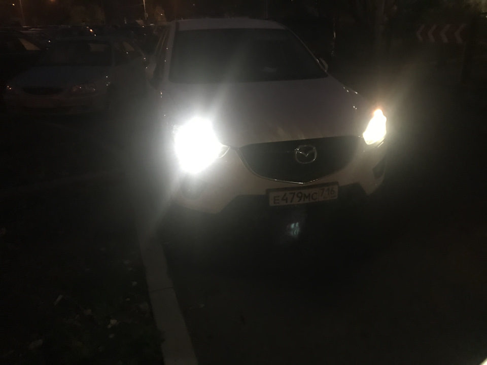 Ближний свет — Mazda CX-5 (1G), 2 л, 2014 года | аксессуары | DRIVE2