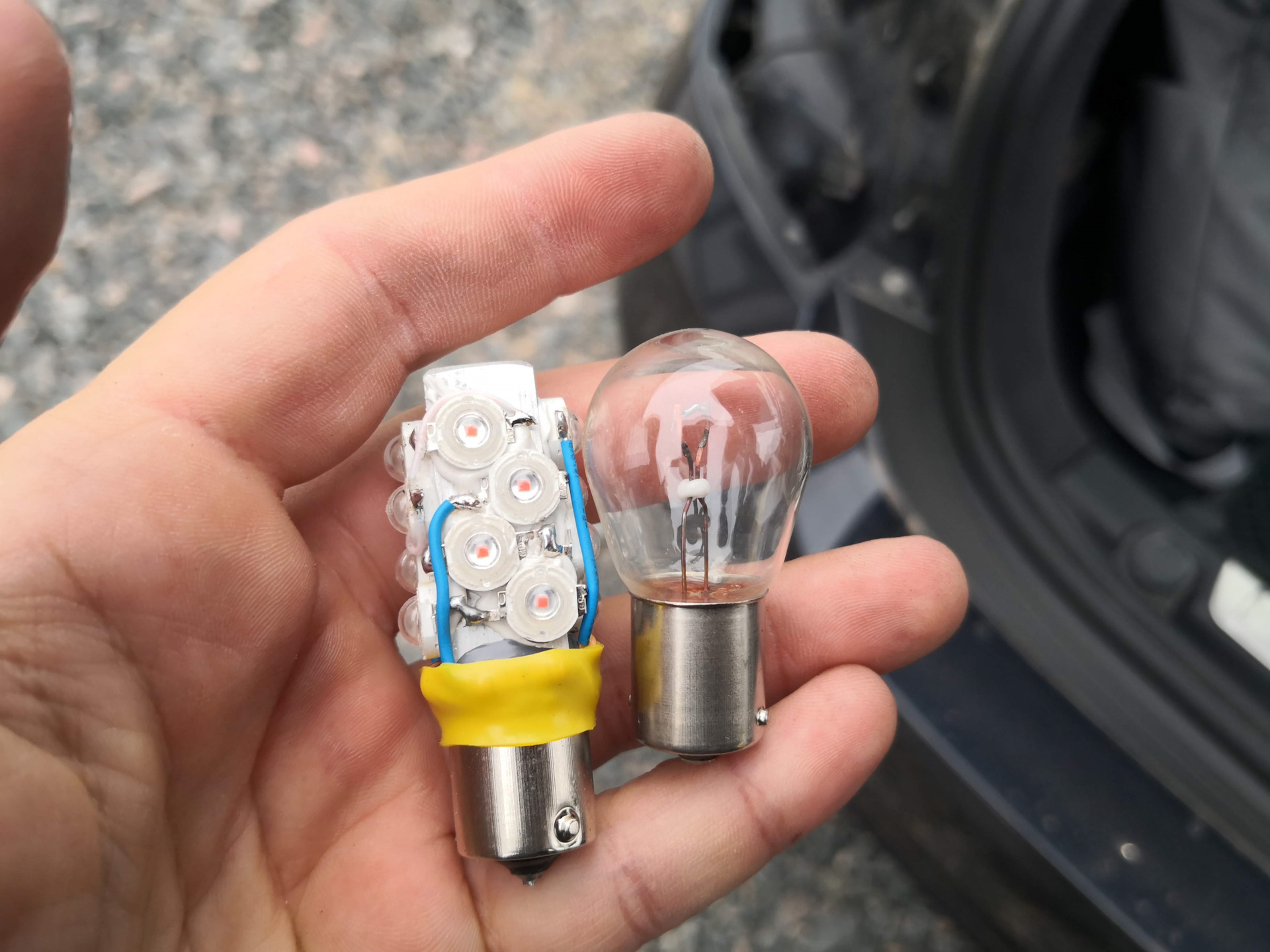 Кастомные оранжевые led-поворотники в американские фонари — BMW 4 ...