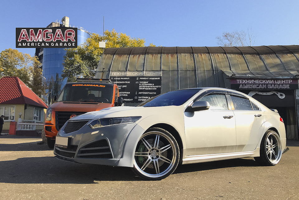 Преобразили суппорта на Honda Accord «Буран» — AMGAR на DRIVE2