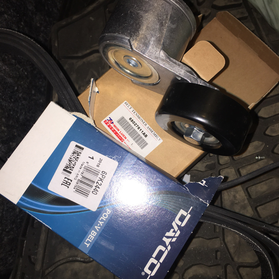 253.300км натяжитель замена — Jeep Wrangler (JK), 2,8 л, 2008 года ...