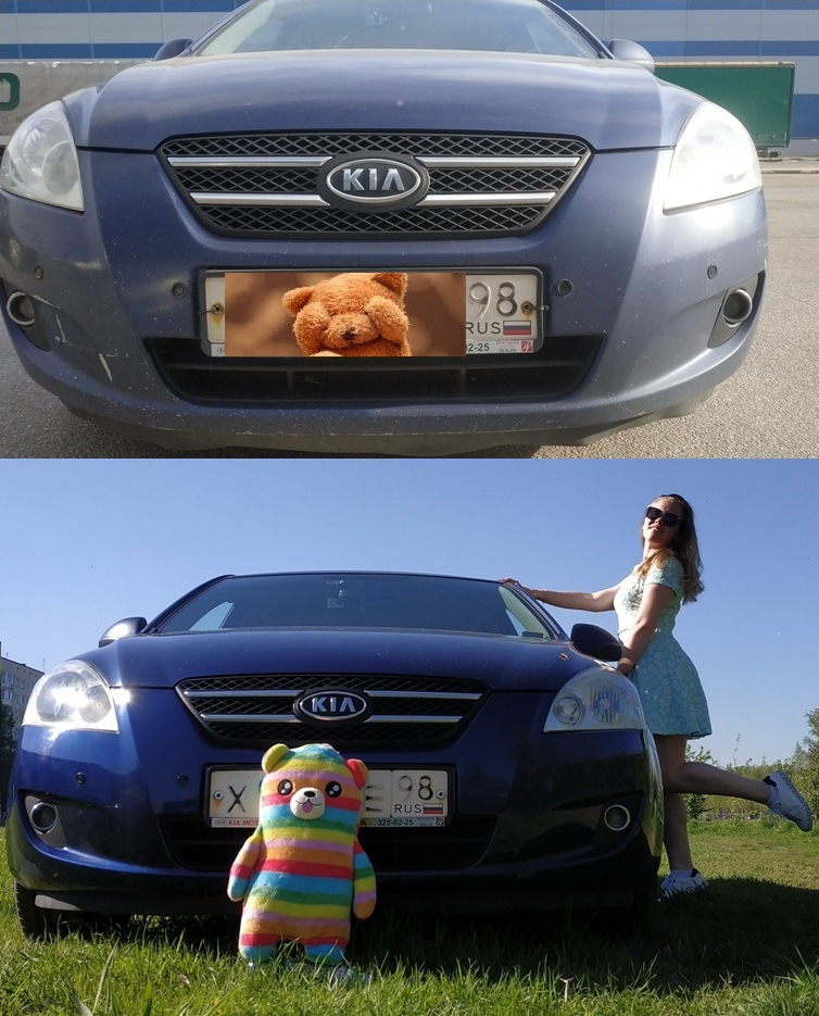 Звездное небо или покрасЬка — KIA Ceed (1G), 2 л, 2008 года | другое ...