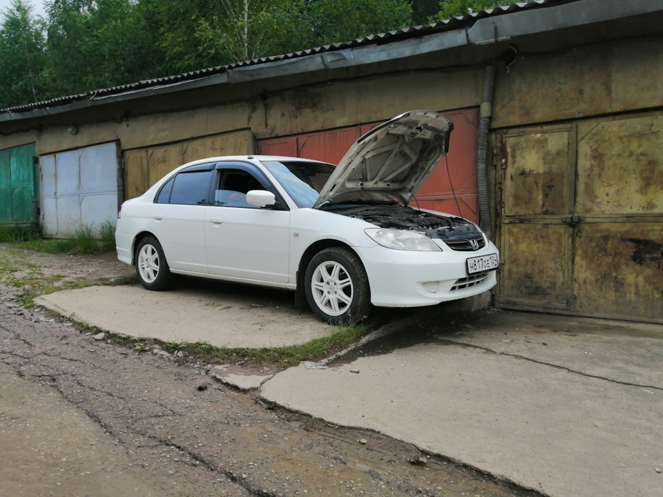 Раскоксовка Mitsubishi Shumma — Honda Civic Ferio (7G), 1,5 л, 2004 ...